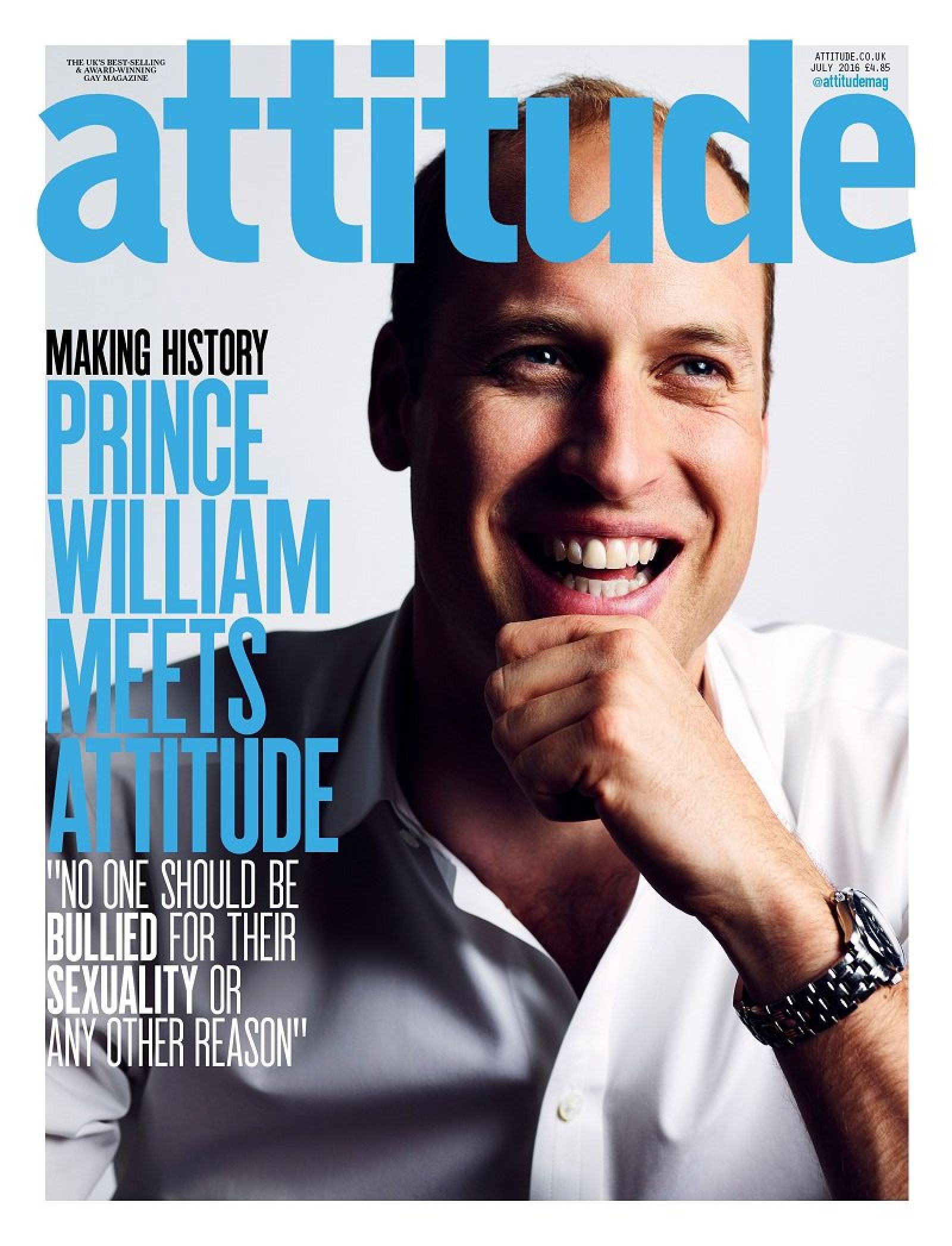Принц Уильям появится на обложке журнала для геев (видео)