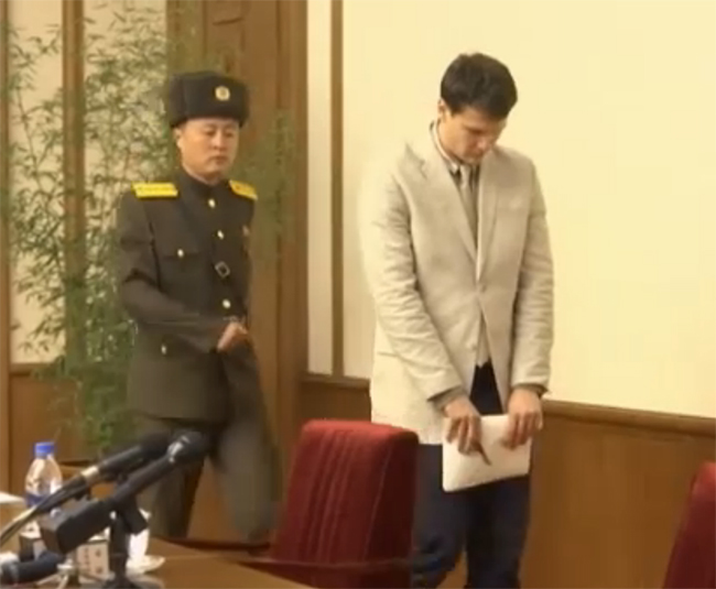 Искупление по-северокорейски: американец извинился за «преступление»