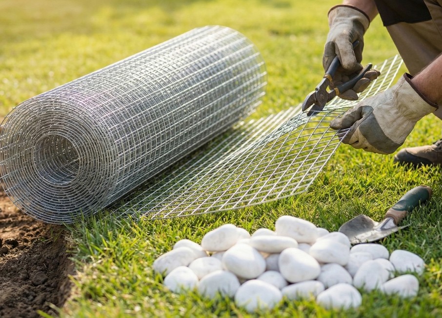 Зварна сітка для габіонів та ландшафтного дизайну: кам'яні сади своїми руками