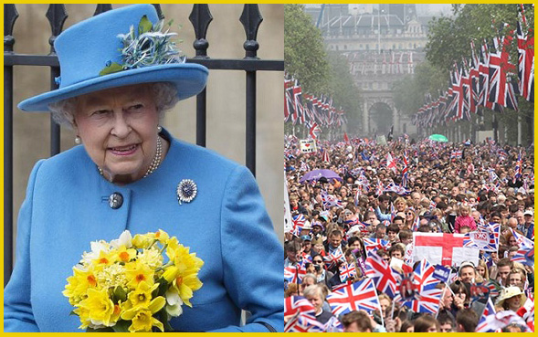 В честь 90-летия королевы Елизаветы II зажгли тысячу маяков (видео)