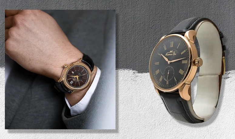 Золотые мужские часы как показатель статуса