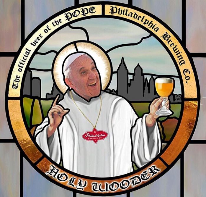 Philadelphia beer выпустила пиво Holy Wooder с Римским Папой Франциском на этикетке