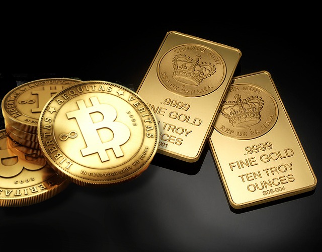 Цена биткойна превысила стоимость унции золота