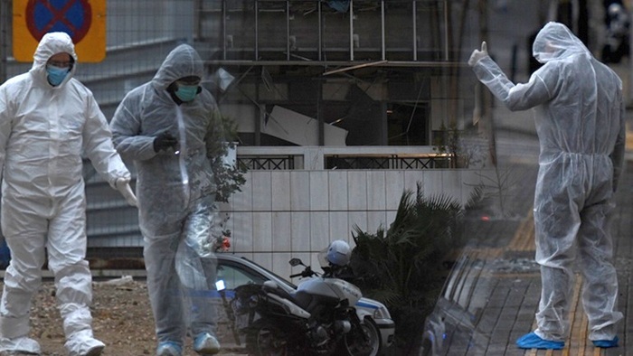 В Афинах возле суда взорвалась бомба (фото, видео)