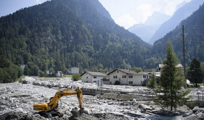 Изменение климата привело к многочисленным оползням в Швейцарии