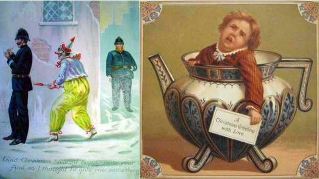 Курьезные открытки викторианской эпохи