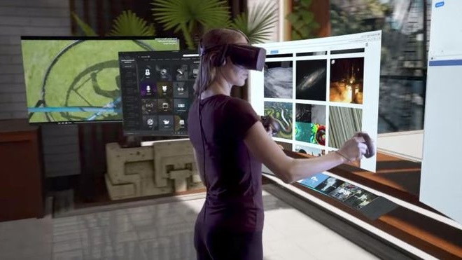 Компания Facebook представила 360-градусную панель виртуальной реальности Oculus Dash