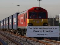 Первый товарный поезд из Китая прибыл в Британию