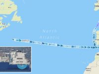 Танкер с российским газом для США изменил курс посреди Атлантического океана