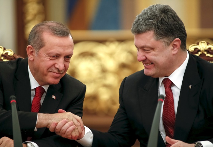 В Киеве Порошенко встретился с Эрдоганом