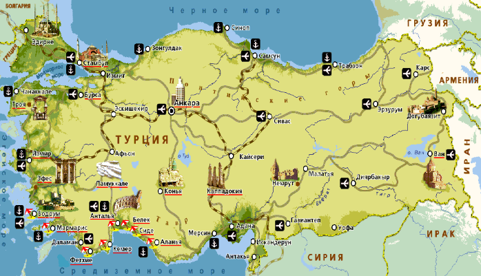 В портах Турции не принимают корабли из Крыма