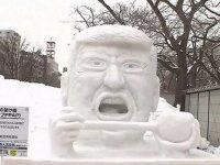 В столице Хоккайдо стартовал фестиваль снежной скульптуры