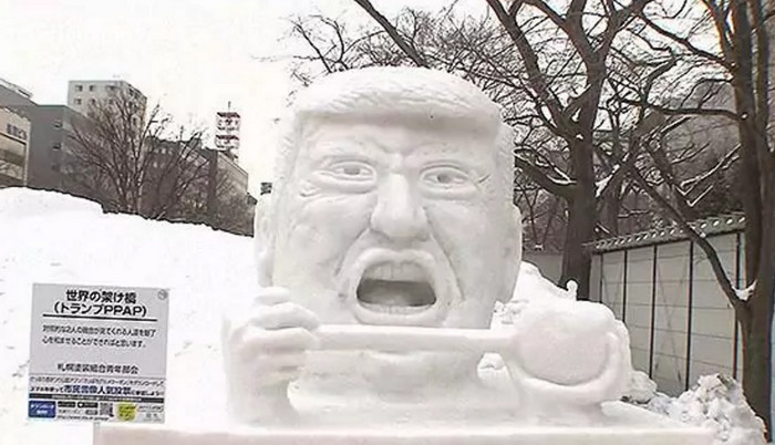 В столице Хоккайдо стартовал фестиваль снежной скульптуры