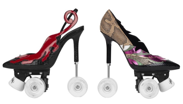 Во Франции начали выпускать женские туфли на колесиках