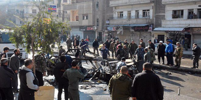 Восемь мирных жителей погибли из-за взрыва в Сирии