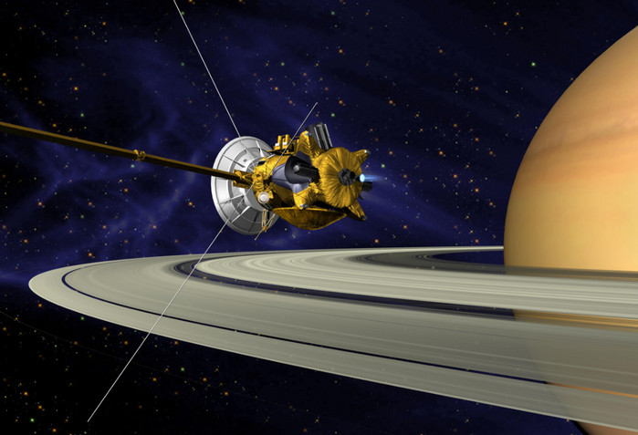 Зонд Cassini завершит свою миссию в атмосфере Сатурна